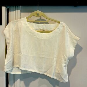 Linen crop top